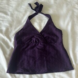 Lands End swimsuit haltar tankini and bottoms- size 14